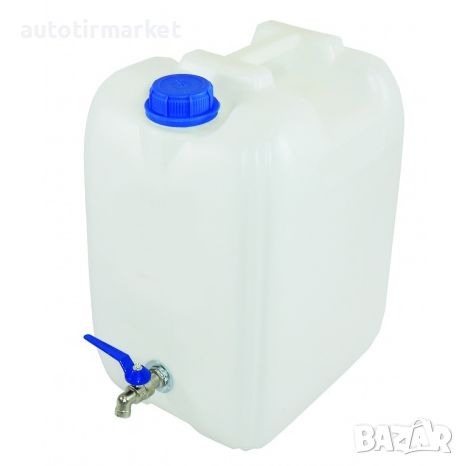 Туба за вода 20 литра с метално кранче, снимка 1 - Други инструменти - 45906625