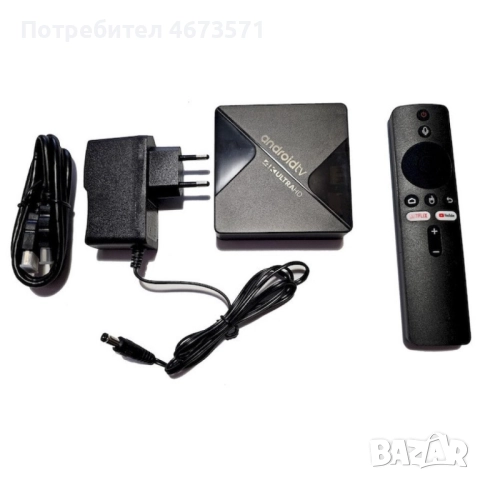 TV Box Onn 4K Pro, H313, с Google TV, Android 14, 3GB RAM, 32GB, Wi-Fi 6, Bluetooth 5.4 и Dolby Visi, снимка 2 - Приемници и антени - 52719694