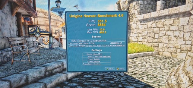 Продавам Гейм PC Ryzen 7 5700/32Gb/512Gb SSD+1Tb HDD/RTX 3060TI/Гаранция, снимка 11 - Геймърски - 53142989