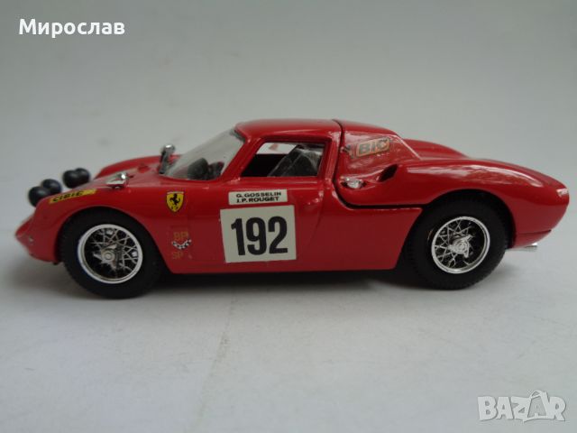 1:43 Best Model FERRARI 250 LM ИГРАЧКА КОЛИЧКА МОДЕЛ, снимка 1 - Колекции - 45415341