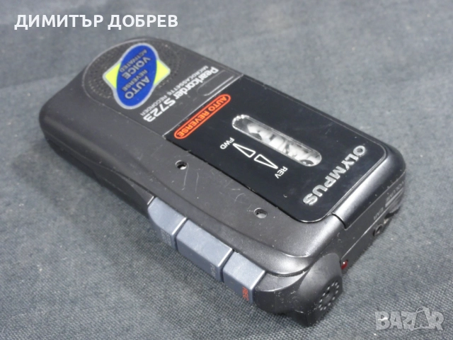 СТАР РЕТРО КАСЕТЕН ДИКТОФОН MICROCASSETTE RECORDER OLYMPUS PEARLCORDER S723, снимка 3 - Микрофони - 52539373