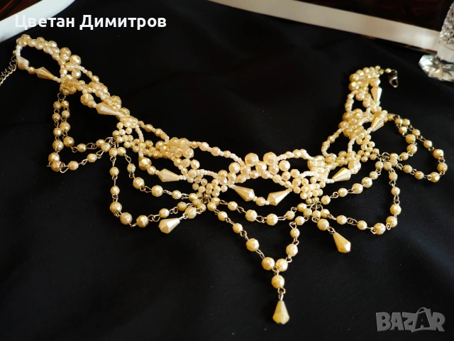 Стилно готик колие/чокър  Ръчна изработка , снимка 13 - Колиета, медальони, синджири - 53269869