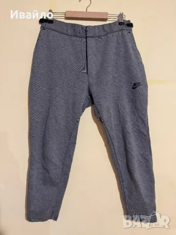 Nike Tech Fleece Cropped Pants Jogger Gray., снимка 1 - Спортни дрехи, екипи - 48605856