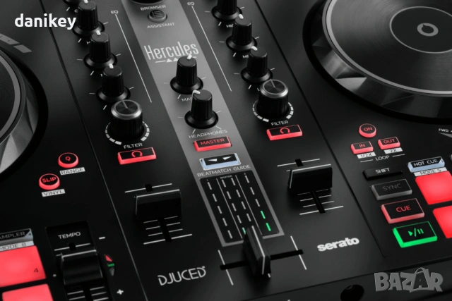 Hercules DJControl Inpulse 300 MK2 – DJ контролер като нов неизползван, снимка 2 - Ресийвъри, усилватели, смесителни пултове - 53261778
