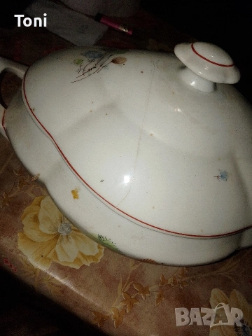 стар порцеланов супник , снимка 4 - Антикварни и старинни предмети - 53977560