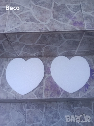 сърца от стиропор , снимка 2 - Други - 51874163