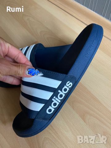 Оригинални чехли ADIDAS ADILETTE CLOUDFOAM SHOWER. ! 42 н, снимка 1 - Мъжки чехли - 46410533