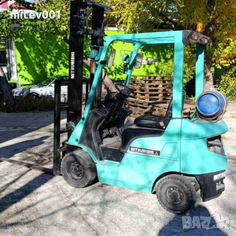 Мотокар  Mitsubishi газ - бензин 1,5 тона  100% рециклиран , снимка 2 - Индустриална техника - 52268648