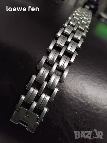 Мъжка гривна стомана 316L - 21 см