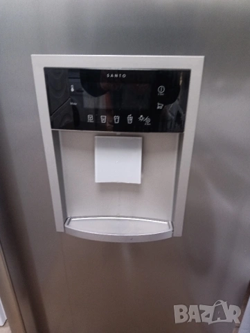 Огромен иноксов хладилник който прави газирана вода Аег Aeg с две години гаранция!, снимка 15 - Хладилници - 53895358