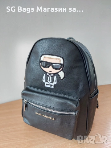 Karl lagerfeld дамска чанта тип раница дамска раница дамска раничка код 221, снимка 4 - Раници - 43958148