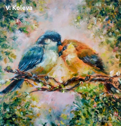 Картина, маслени бои върху платно