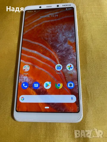 Nokia 3.1plus-16GB,Dual SIM,White,зарядно, снимка 2 - Nokia - 47251789