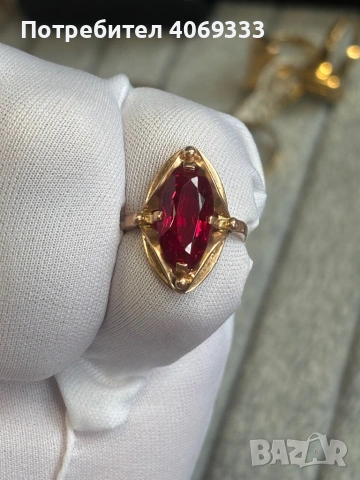 Руски златен пръстен 4.5 гр 14 карата(583), снимка 6 - Пръстени - 54175506