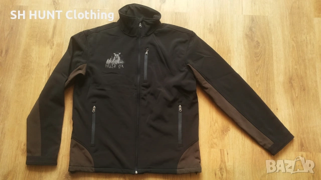 MUSK OX Softshell Jacket размер L за лов риболов горница вятърно устойчива - 2233
