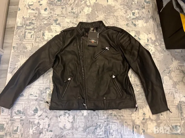 Harley Davidson яке от биволска кожа XL, снимка 1 - Якета - 47763035