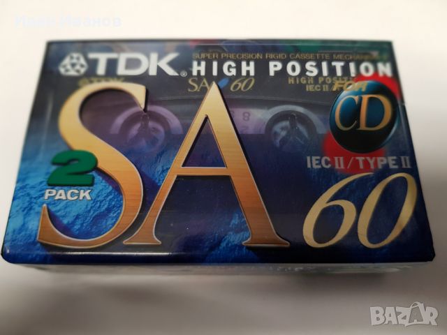 TDK SA 60 минутни аудиокасети нови  налични 10 броя
