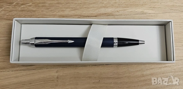 Луксозна химикалка Parker IM Matte Blue CT Нов Идеален подарък