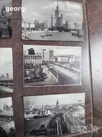 колекция черно бели пощенски картички СССР Москва, снимка 9 - Колекции - 45240197