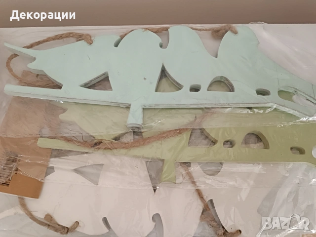 дървени табелки птички за декорация 