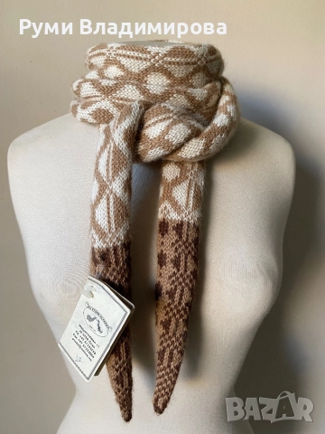 Нов Шал с етикет от памук, вълна, алпака, лиоцел, вискоза/ различни видове/ , снимка 13 - Шалове - 52625259