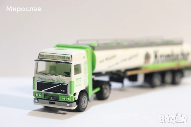 HERPA H0 1/87 VOLVO ЦИСТЕРНА КАМИОН МОДЕЛ ТИР, снимка 3 - Колекции - 50749473