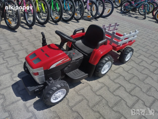 NEBRASKA акумулаторен трактор с ремарке DALLAS червен, снимка 2 - Други - 53849243