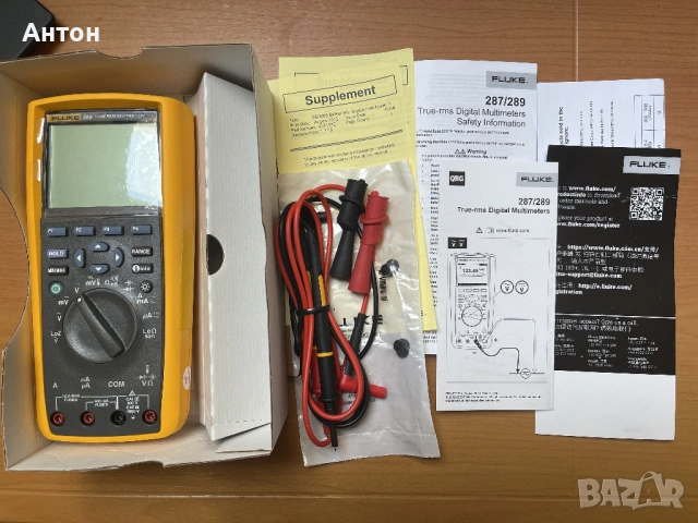 Мултимер FLUKE 289 true rms - чисто нов, снимка 2 - Друга електроника - 45502625