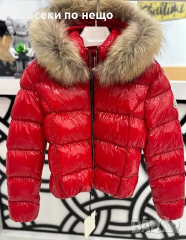 Дамско зимно яке с естествен косъм Moncler - Налични различни цветове Код A324, снимка 3 - Якета - 48033617