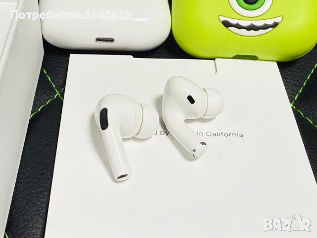 Оригинални безжични слушалки Apple Airpods Pro с проблем, снимка 4 - Безжични слушалки - 47447777