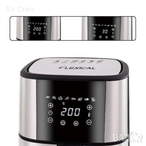 еър фрайър lexikal, снимка 6 - Фритюрници - 53310061