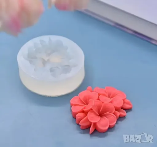 Молд цвете , снимка 3 - Форми - 50353084