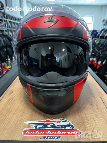 Мото каска за мотор SCORPION EXO-1200 CARBON EVO очила , L 59-60 см., снимка 4 - Аксесоари и консумативи - 51750629
