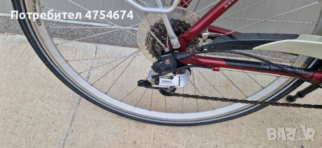 Дамски алуминиев велосипед Winora колело 28", снимка 2 - Велосипеди - 53768262