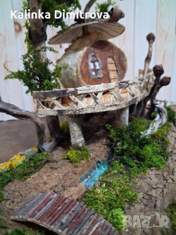 Къщичка на дърво-ръчна изработка., снимка 9 - Декорация за дома - 52339110