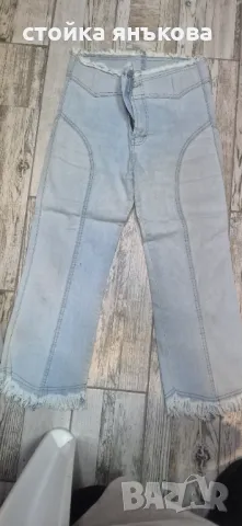 Продавам 3/4 дамски дънки, снимка 1