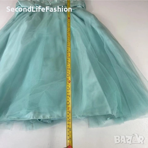 Официална  бална рокля с дантела мини, коктейлна размер M-L , снимка 6 - Рокли - 53221772