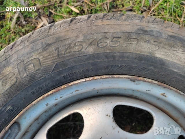 Джанти 13 цола с гуми, снимка 4 - Гуми и джанти - 53114012