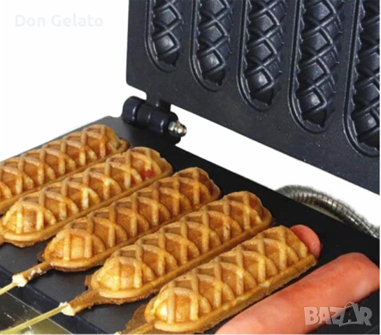 Професионален гофретник за Хот Дог и Корн Дог, снимка 6 - Гофретници - 51268463