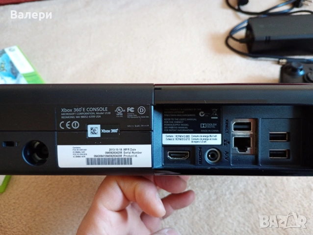XBOX 360 E +джойстик и 5 игри, снимка 7 - Xbox конзоли - 53040001