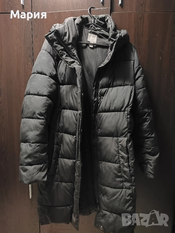 Зимно черно яке H&M, размер S, снимка 8 - Якета - 52939142