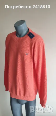 Gant Premium Cotton Knit Мens Size XL НОВО! ОРИГИНАЛ! Мъжки Памучен Пуловер!, снимка 6 - Пуловери - 49130171