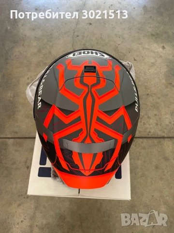 Shoei X-spirit III MARK MARQUEZ Размер М, снимка 4 - Аксесоари и консумативи - 54242648