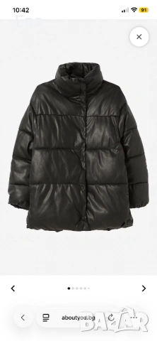 BERSHKA черно яке, снимка 2 - Якета - 54075732