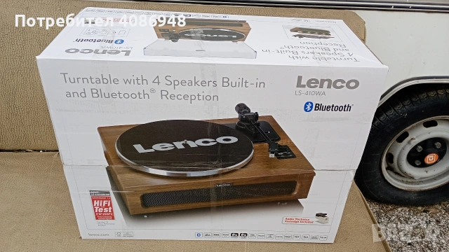 грамофон Lenko Bluetooth чисто нов , снимка 8 - Грамофони - 53682382