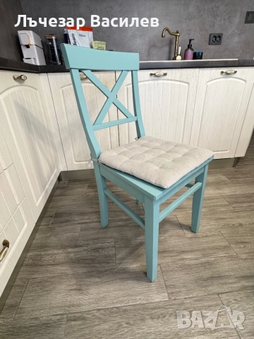 Разтегателна маса с четири стола, снимка 7 - Маси - 51870240