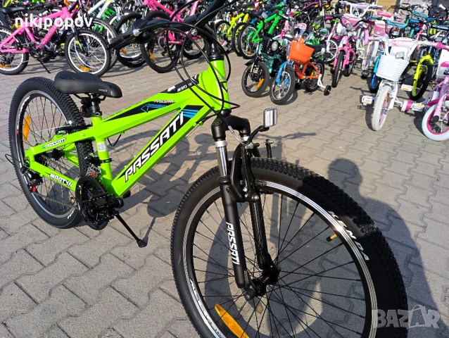 PASSATI Алуминиев велосипед 24" MARTYN зелен, снимка 12 - Велосипеди - 53848554