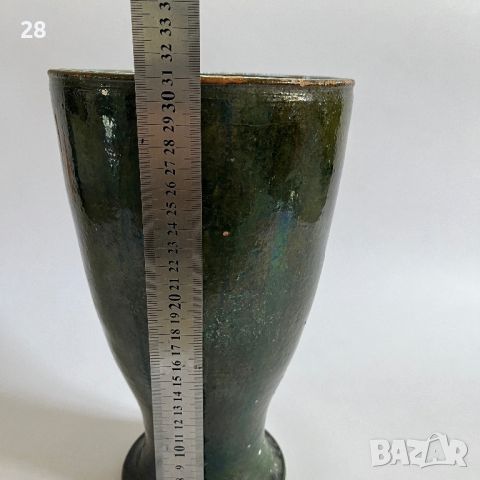 Керамична ваза винтидж усеща се доста тежка, снимка 6 - Вази - 45400052