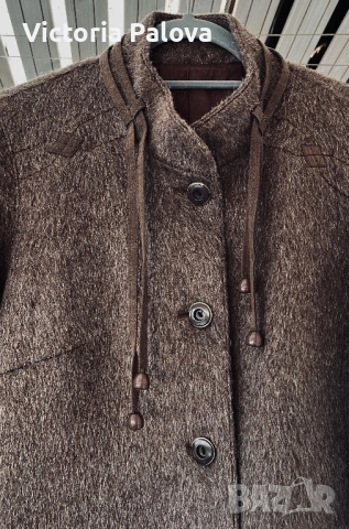 Палто от естествен косъм от лама  LLAMA LUXUSQUALITÄT, снимка 10 - Палта, манта - 53037669