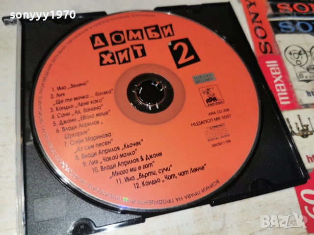 ДОМБИ ХИТ 2 ЦД 1304261917H2E6R, снимка 2 - CD дискове - 54182637
